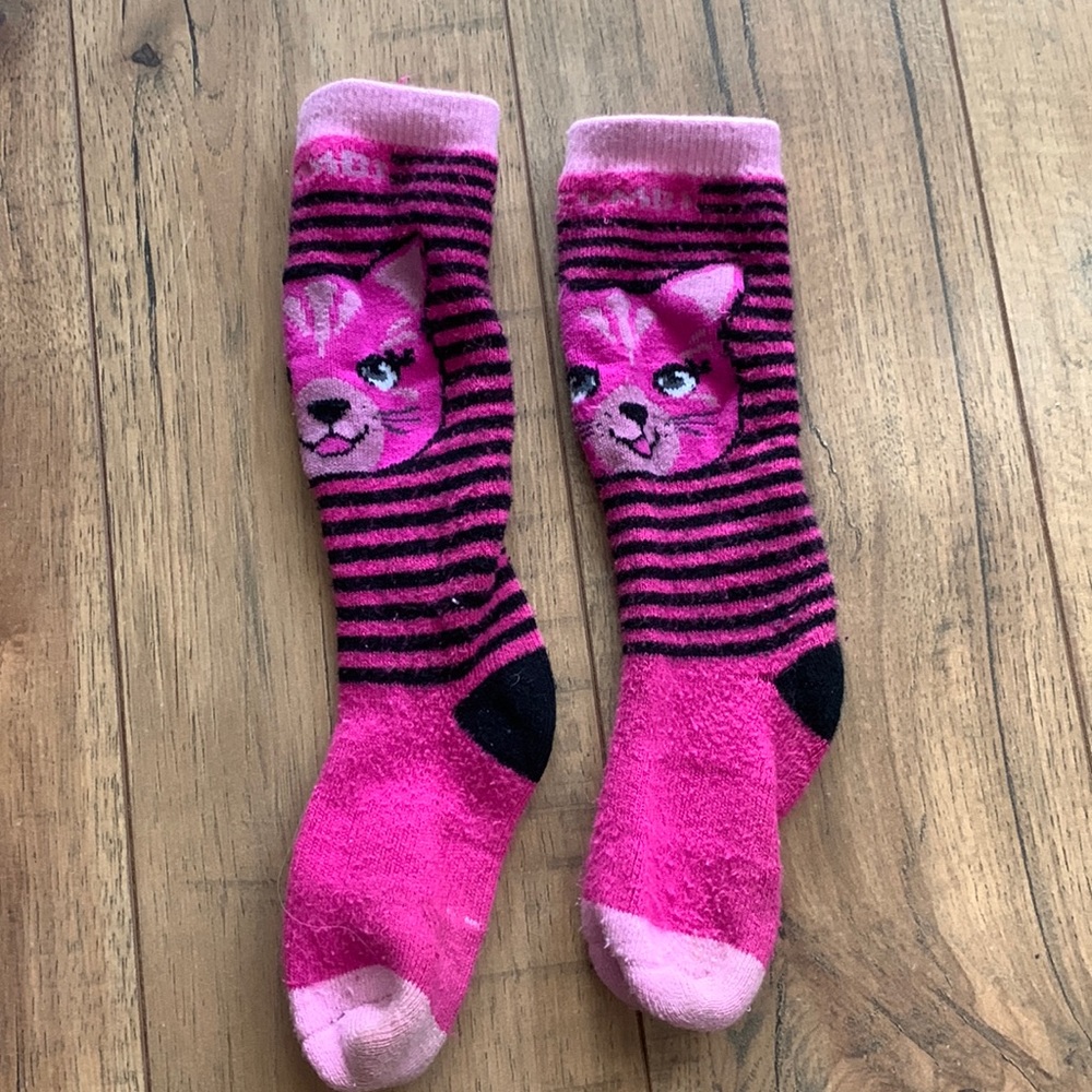 Kombi kitty cat socks pink